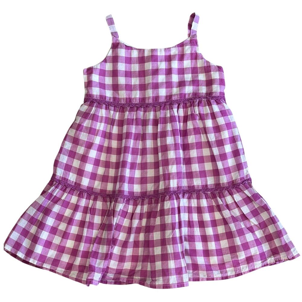 JANIE AND JACK Girls Orchid Gingham Sundress Size 2T